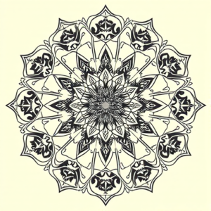 Mandala Halloween Tattoo