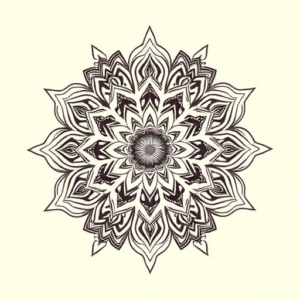 Mandala Hamsa Tattoo