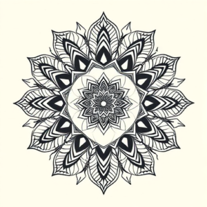 Mandala Heart Tattoo