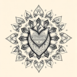 Mandala Heartbeat Tattoo