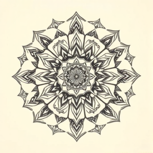 Mandala Hourglass Tattoo