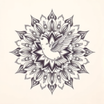 Mandala Hummingbird Tattoo