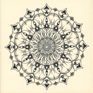Mandala Ivy Tattoo