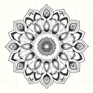 Mandala Jigsaw Tattoo