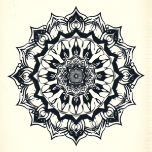 Mandala Katana Tattoo