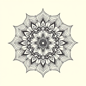 Mandala Koi Tattoo
