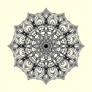 Mandala Labyrinth Tattoo