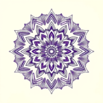 Mandala Lavender Tattoo