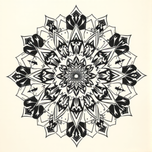 Mandala Lightning Tattoo