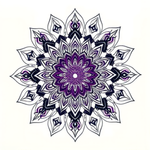 Mandala Lilac Tattoo
