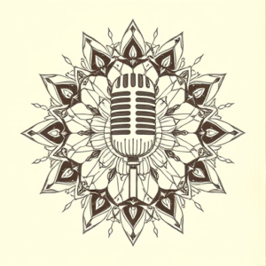 Mandala Microphone Tattoo