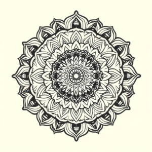 Mandala Mictlantecuhtli Tattoo