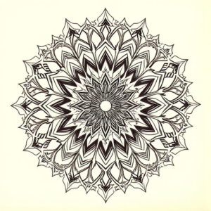 Mandala Mushroom Tattoo