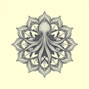 Mandala Octopus Tattoo