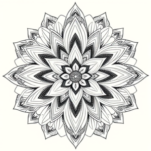 Mandala Orchid Tattoo