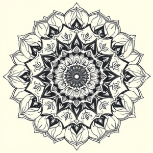 Mandala Panda Tattoo