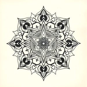 Mandala Pentagram Tattoo