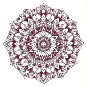 Mandala Peony Tattoo