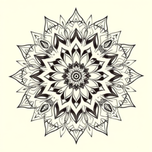 Mandala Plant Tattoo