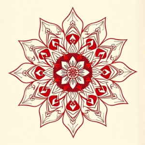 Mandala Pomegranate Tattoo