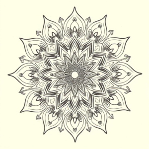 Mandala Rain Tattoo