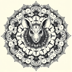 Mandala Rat Tattoo