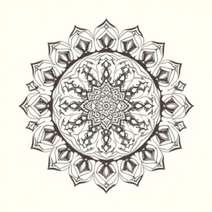 Mandala Rosary Tattoo