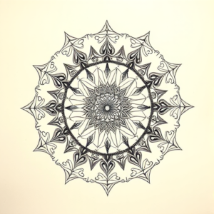 Mandala Sagittarius Tattoo