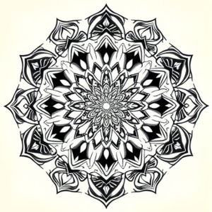 Mandala Samurai Tattoo