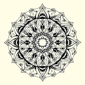 Mandala Saturn Tattoo