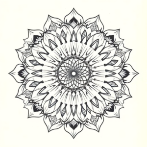 Mandala Seahorse Tattoo