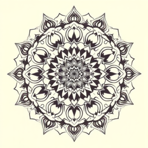 Mandala Shield Tattoo