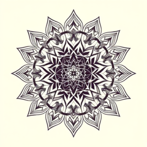 Mandala Skeleton Tattoo