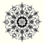 Mandala Snowflake Tattoo