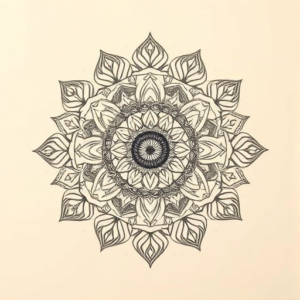 Mandala Space Tattoo