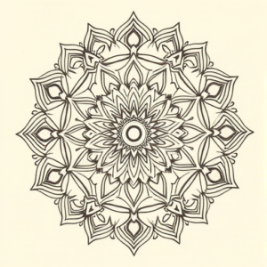 Mandala Spade Tattoo