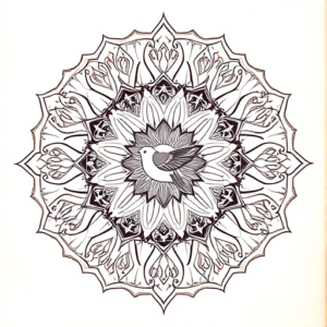 Mandala Sparrow Tattoo