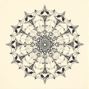 Mandala Spiderweb Tattoo