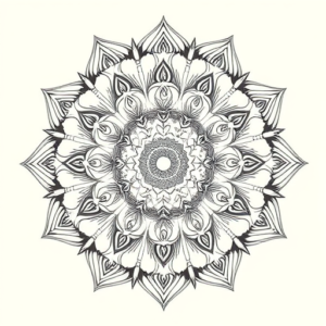 Mandala Spiral Tattoo