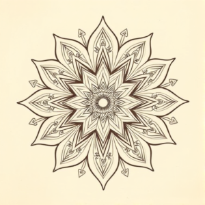 Mandala Star Tattoo