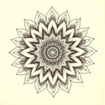 Mandala Sunflower Tattoo