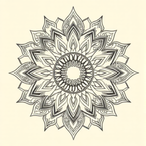 Mandala Sunrise Tattoo