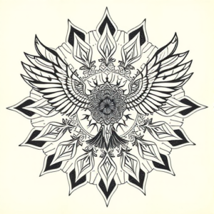 Mandala Thunderbird Tattoo