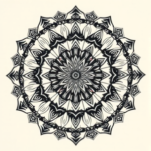 Mandala Tombstone Tattoo