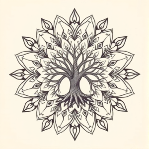 Mandala Tree Tattoo