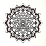 Mandala Triangle Tattoo