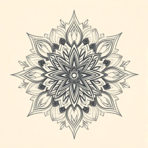 Mandala Trident Tattoo