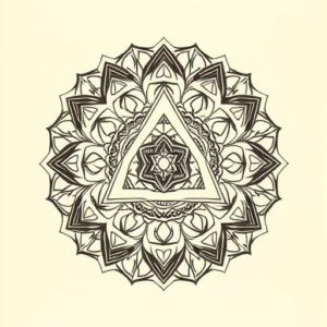 Mandala Triquetra Tattoo