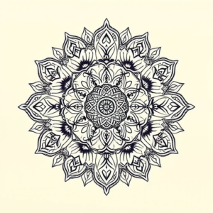 Mandala Whale Tattoo