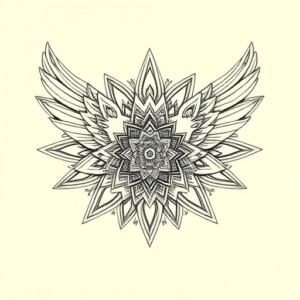 Mandala Wings Tattoo